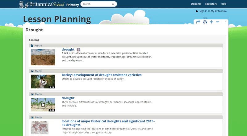 Sign in to My Britannica in order to access your lesson plan