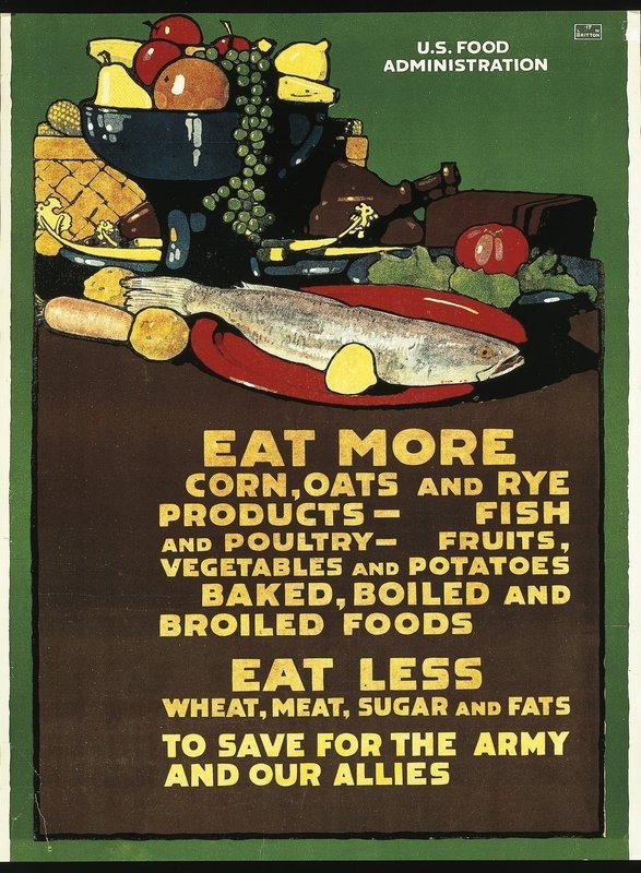 war poster: eat more corn