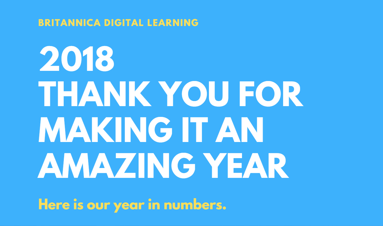 2018 - Thank you for making it an amazing year