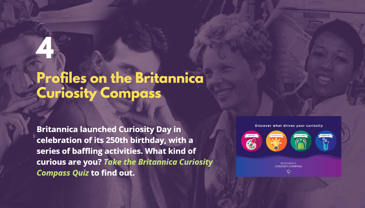 4: Profiles on the Britannica Curiosity Compass