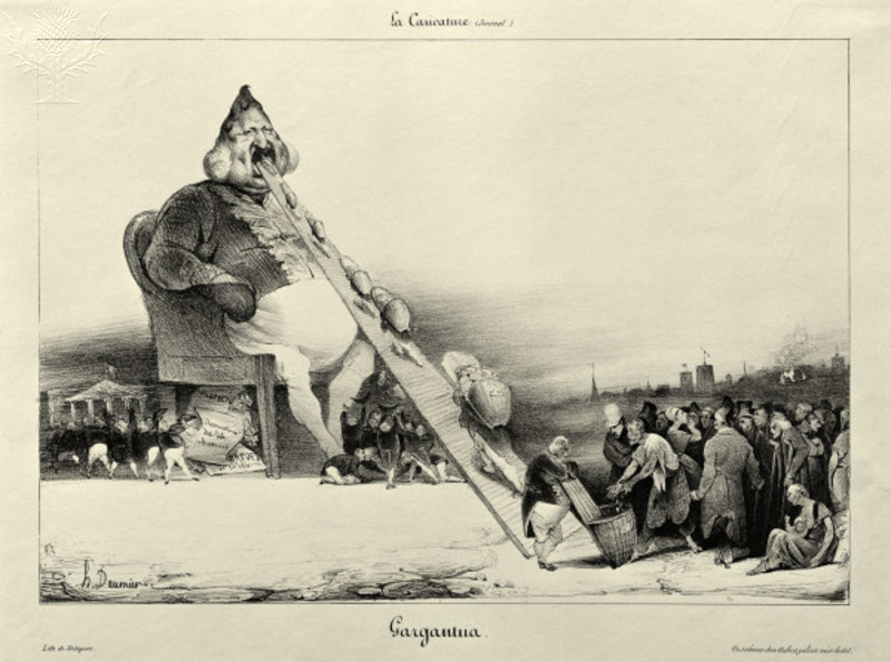 Louis Philippe I as Gargantua