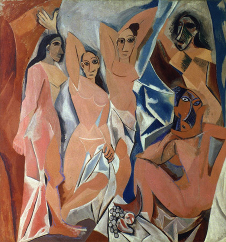 Les Demoiselles - d'Avignon, Pablo Picasso, 1907