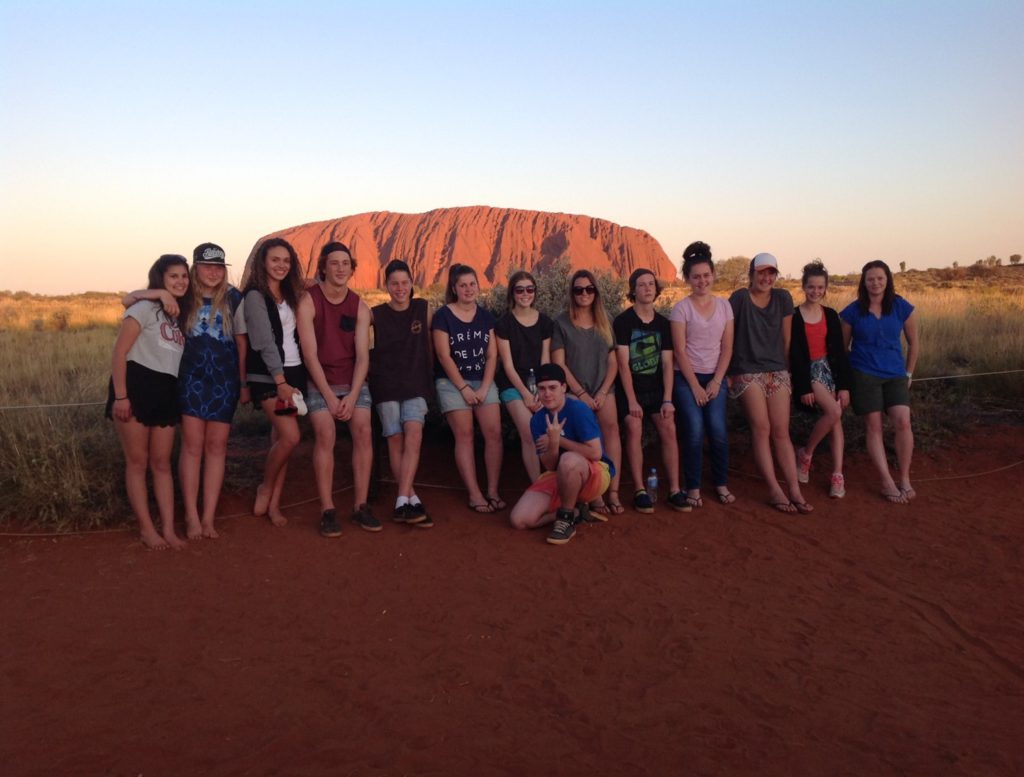 Aboriginal Students at Uluru