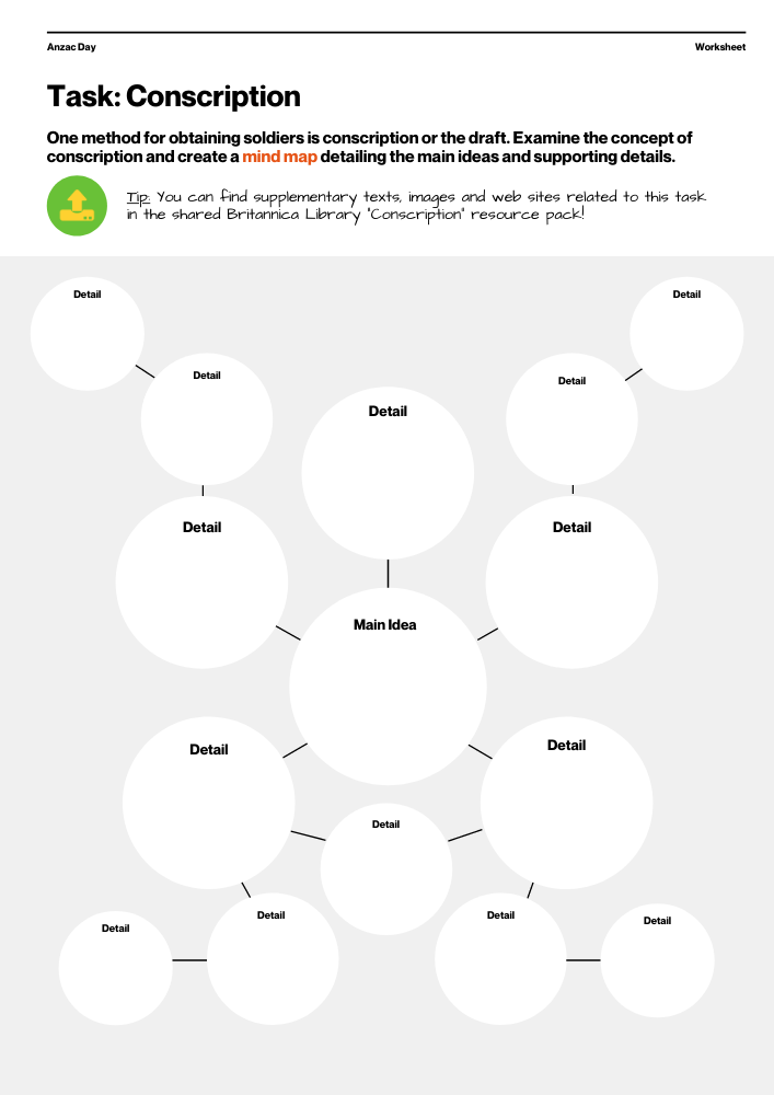 Conscription Worksheet