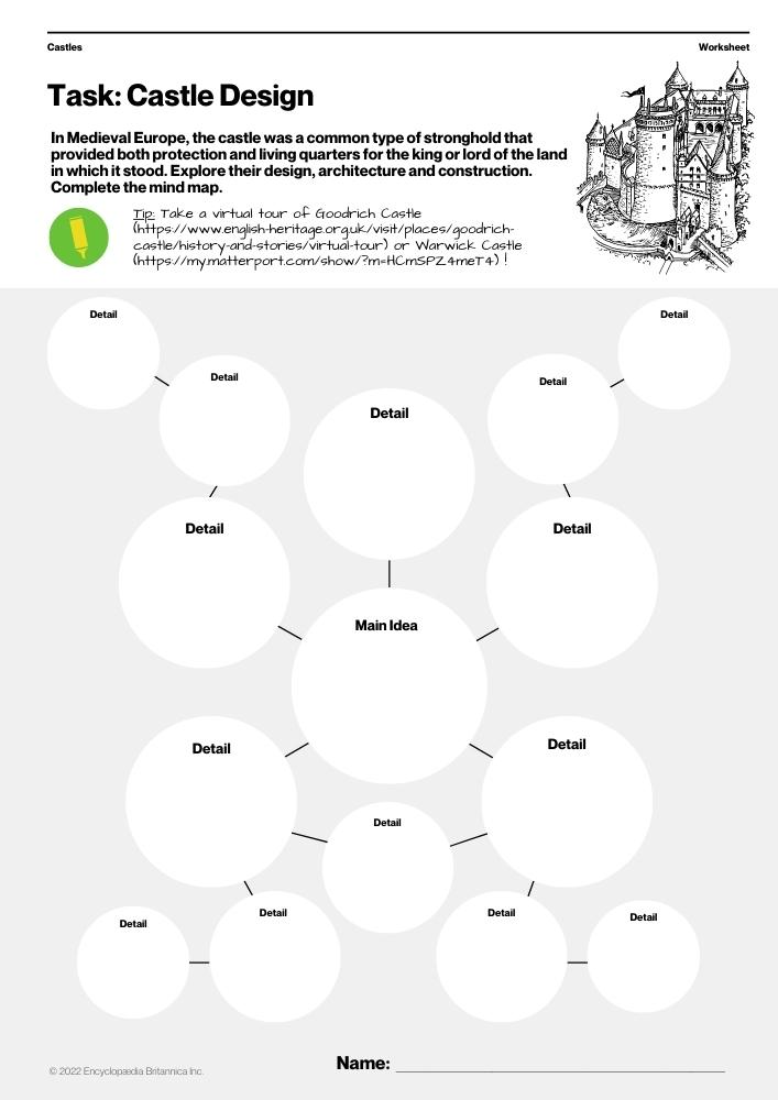 Castle Design Worksheet